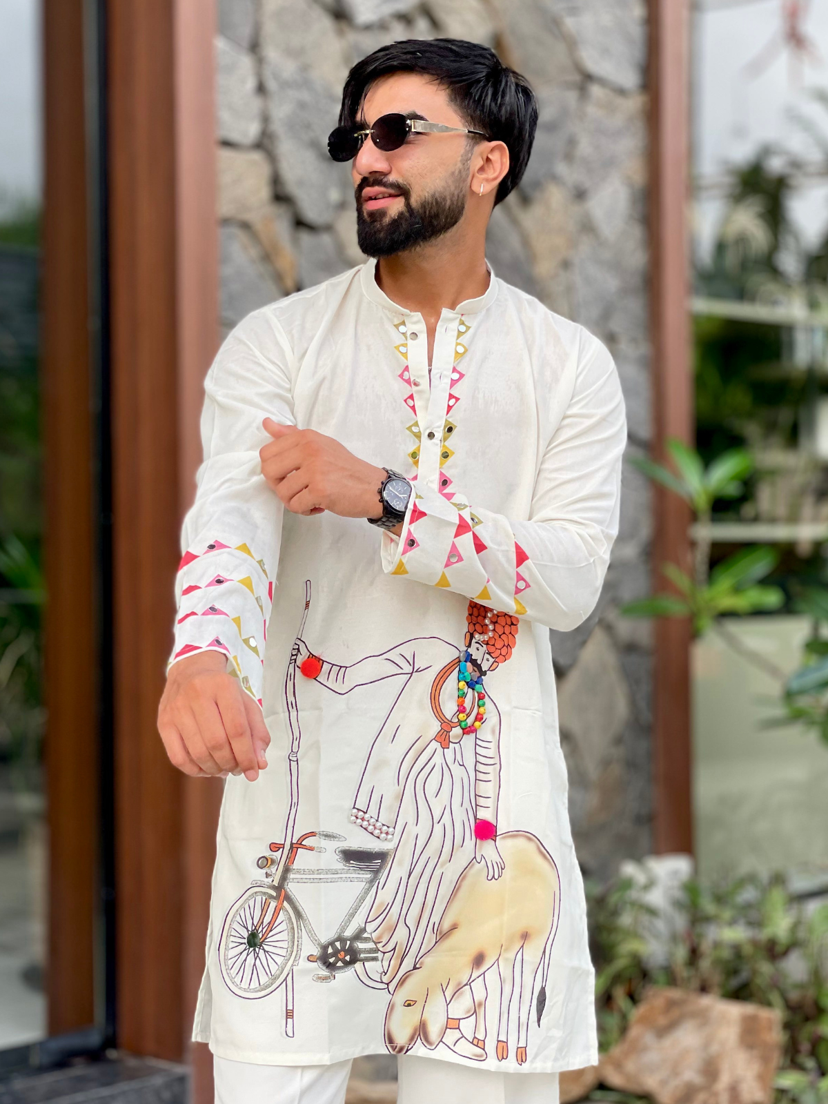 DWAARIK Govaliya Heritage Premium Kurta
