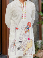 DWAARIK Govaliya Heritage Premium Kurta