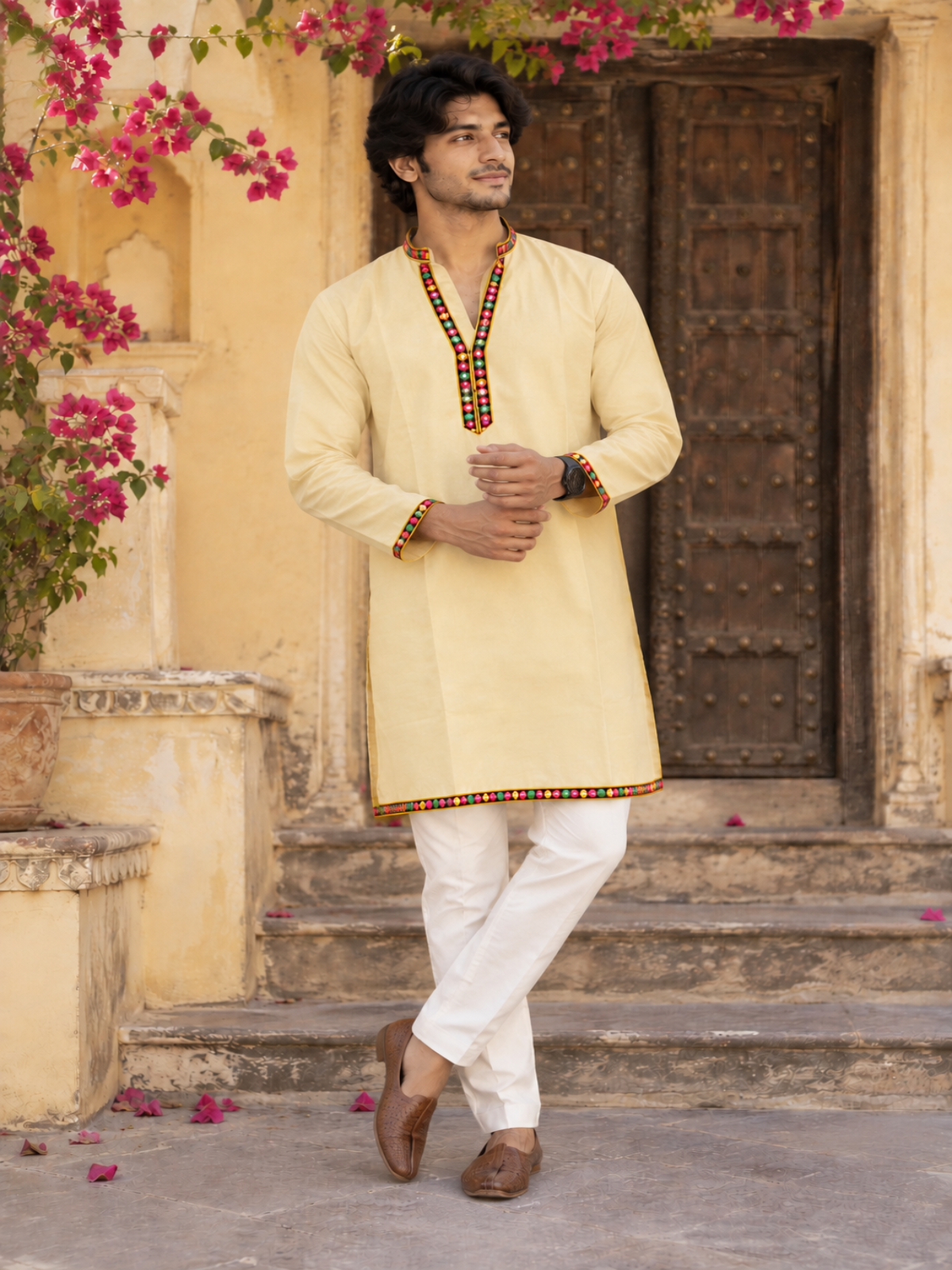 Dwaarik Rangriti Kurta
