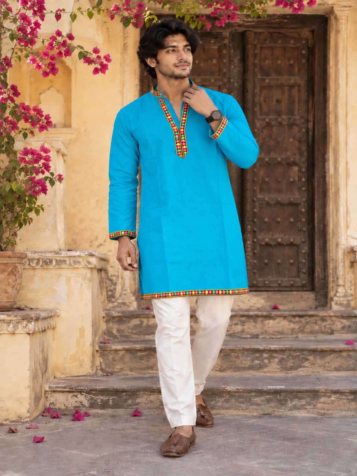 Dwaarik Rangriti Kurta
