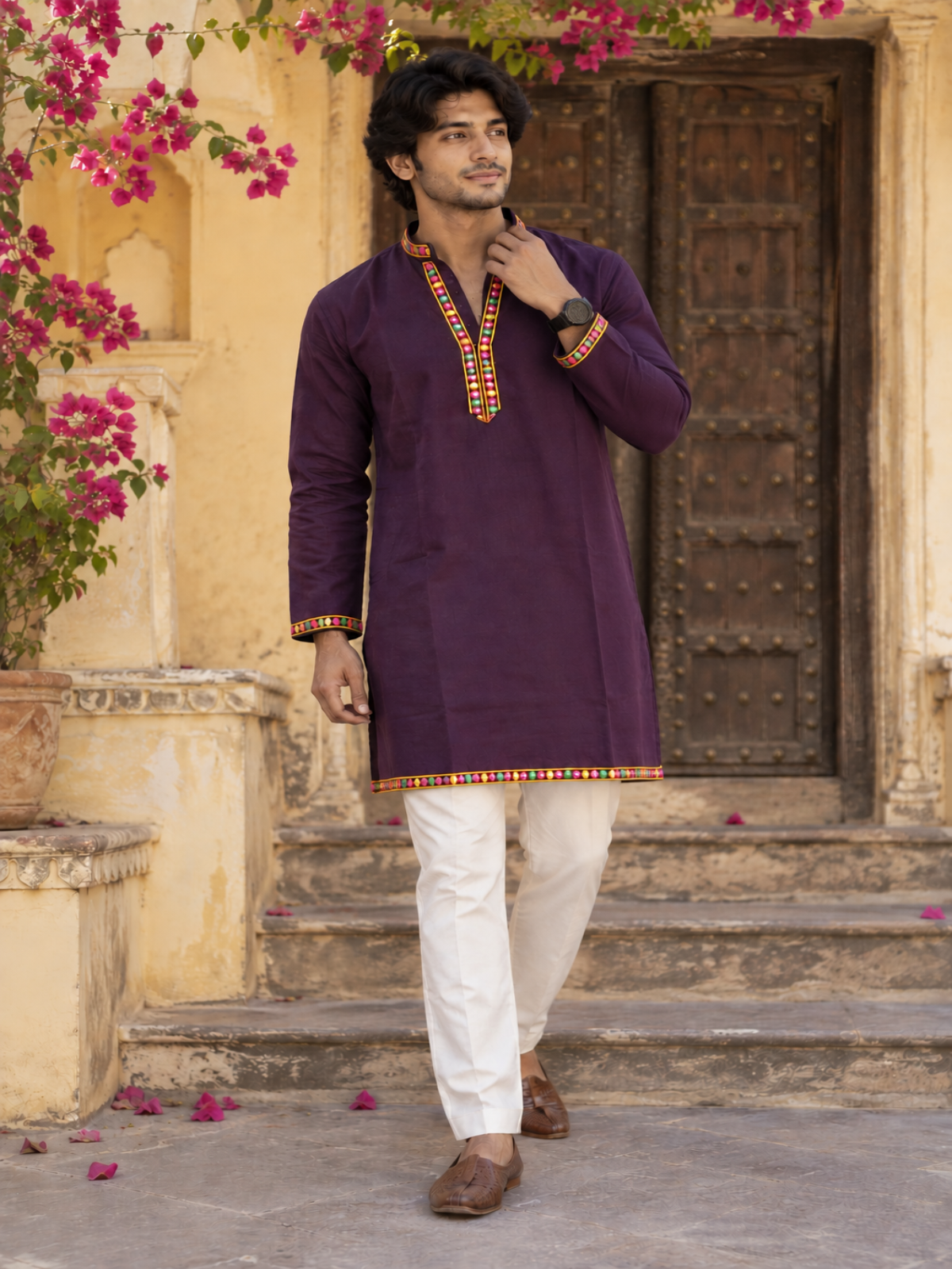 Dwaarik Rangriti Kurta